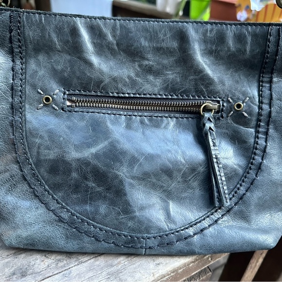 THE SAK Black Indio Shoulder Bag W/ Pebbled Vintage Style Leather Western Hobo - Picture 1 of 11
